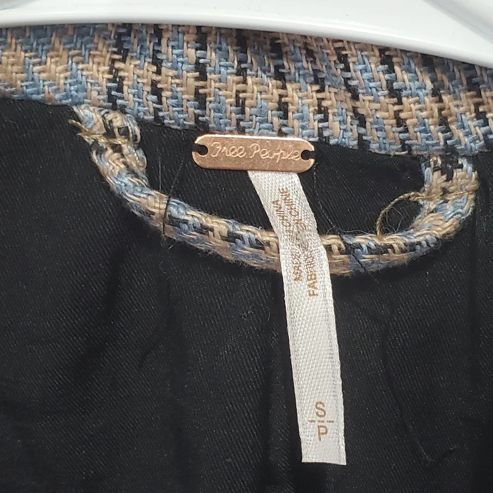 Free People Plaid Blazer NWT - Small - Picture 8 of 13
